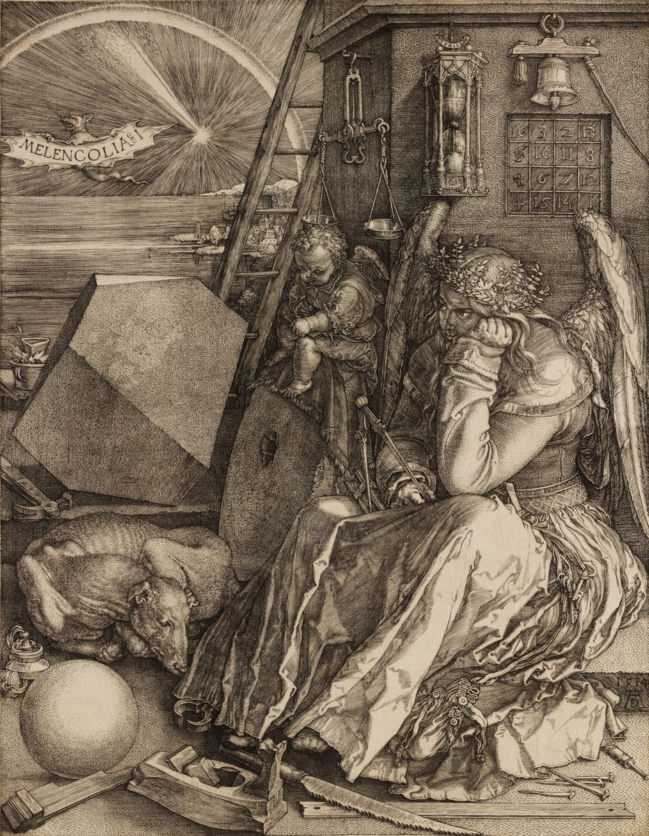 Albrecht Dürer: Melankolia, 1514.